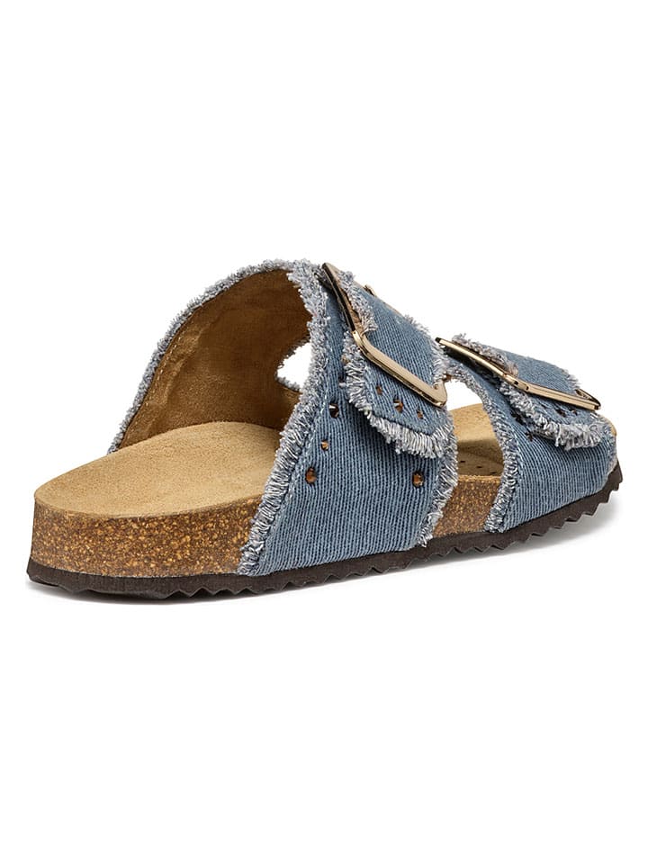 Geox Hellblau 4044901 Pantoletten "Brionia" in Hellblau - 5