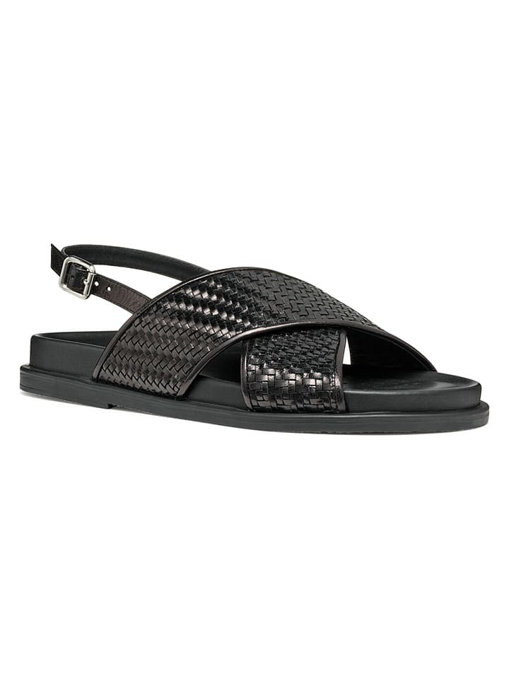 Sandále Geox Schwarz 1789665 Leder-Sandalen "Adelash" in Schwarz - 5