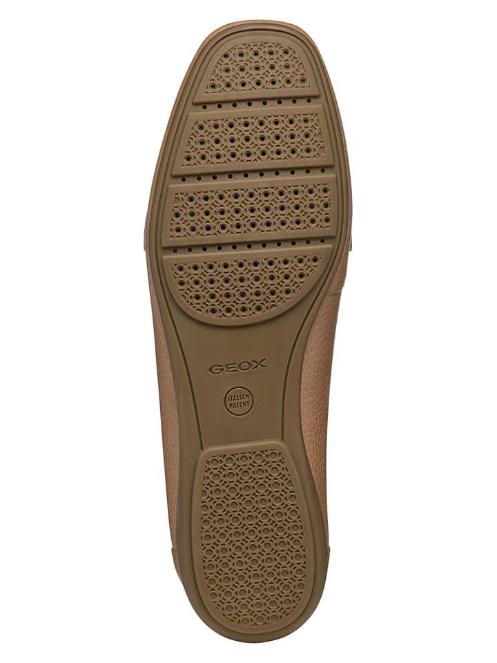 Geox Hellbraun 1885144 Leder-Slipper "Annytah Moc" in Hellbraun - 9