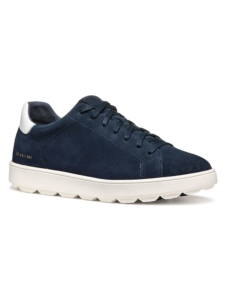 Tenisky Geox Dunkelblau 3526112 Leder-Sneakers "Spherica Ecub" in Dunkelblau - 2