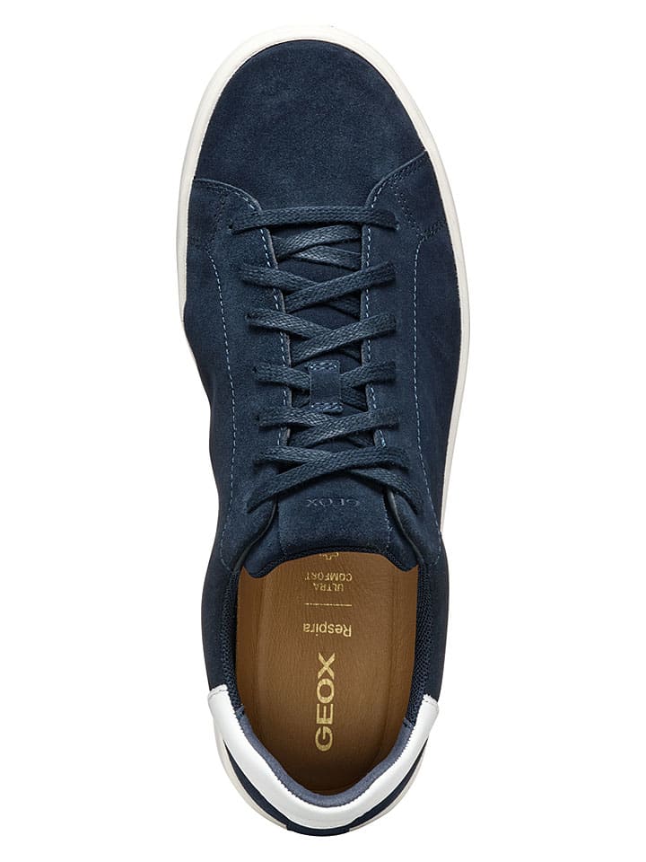 Tenisky Geox Dunkelblau 3526112 Leder-Sneakers "Spherica Ecub" in Dunkelblau - 5