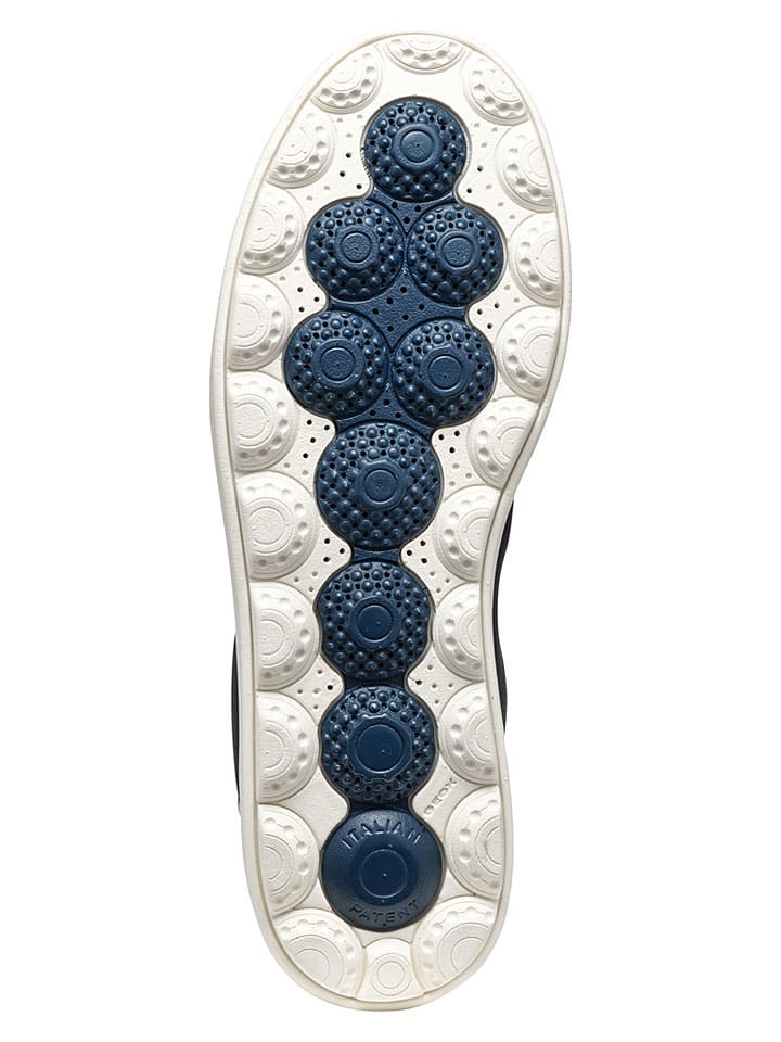 Tenisky Geox Dunkelblau 3526112 Leder-Sneakers "Spherica Ecub" in Dunkelblau - 6