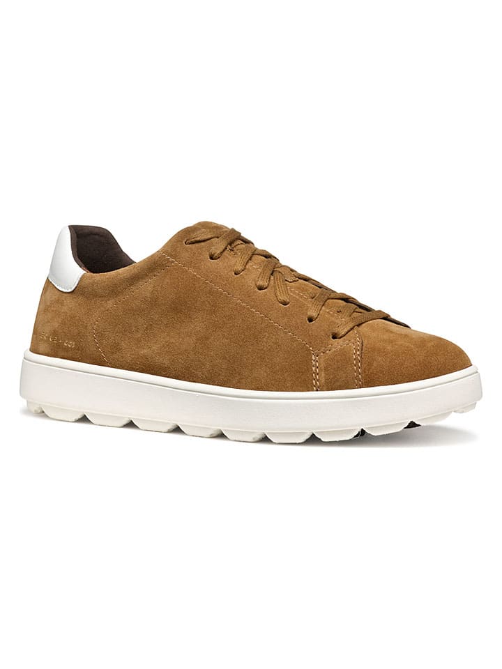 Tenisky Geox Hellbraun 7882973 Leder-Sneakers "Spherica Ecub" in Hellbraun - 2