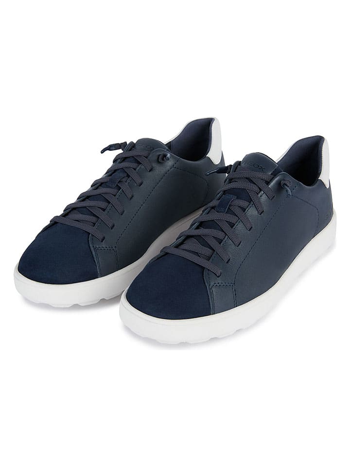 Tenisky Geox Dunkelblau 8504257 Leder-Sneakers "Spherica Ecub" in Dunkelblau - 2