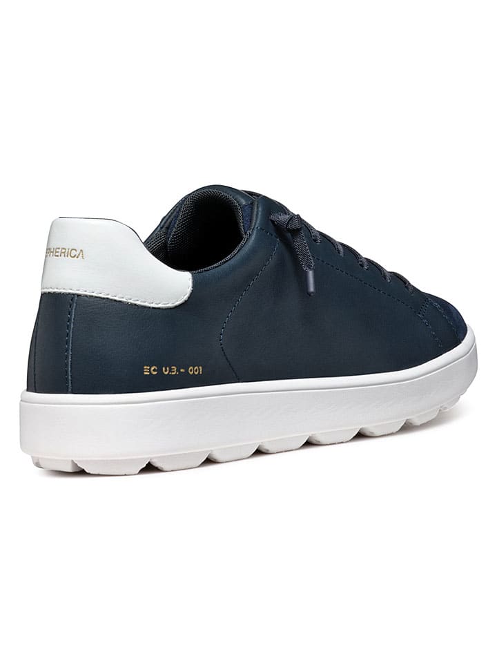 Tenisky Geox Dunkelblau 8504257 Leder-Sneakers "Spherica Ecub" in Dunkelblau - 5
