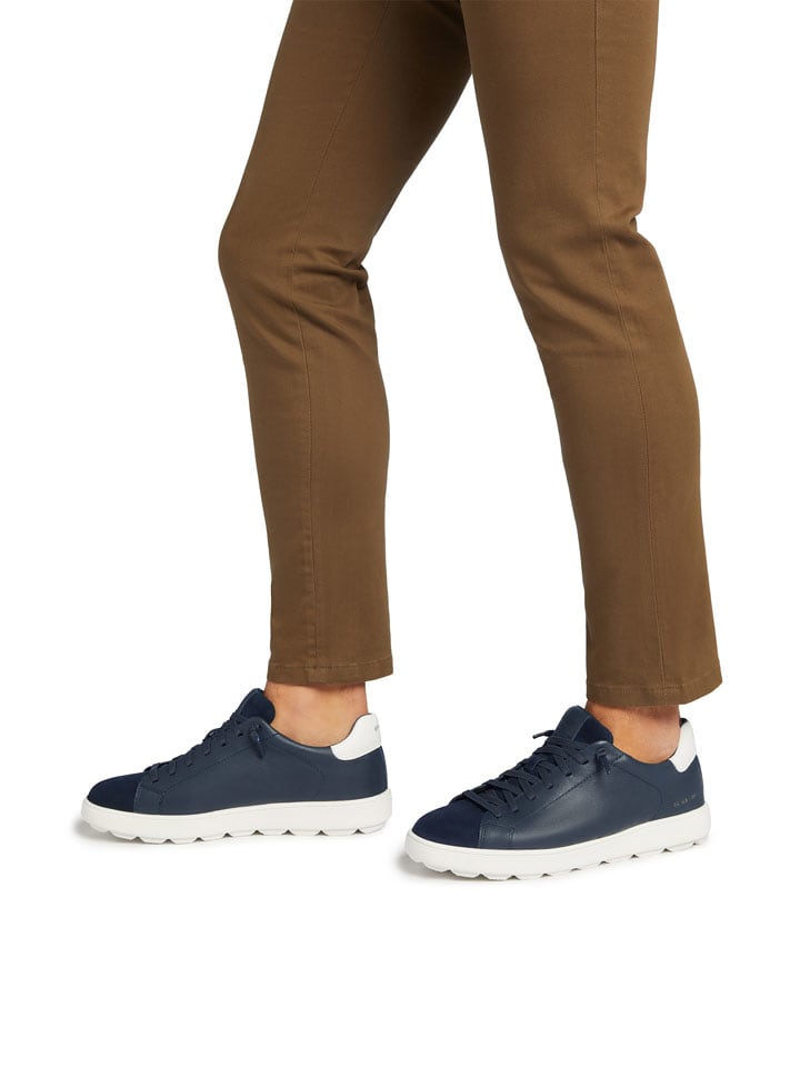 Tenisky Geox Dunkelblau 8504257 Leder-Sneakers "Spherica Ecub" in Dunkelblau - 8
