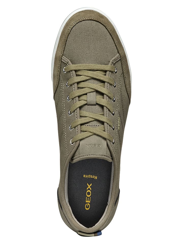 Tenisky Geox Khaki 6309138 Sneakers "Walee" in Khaki - 5