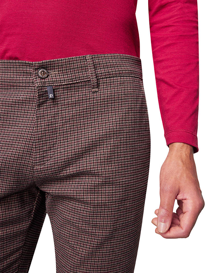 Nohavice Pierre Cardin Schwarz/ Bordeaux 4407854 Chino in Schwarz/ Bordeaux - 5