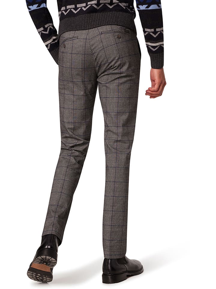 Nohavice Pierre Cardin Schwarz/ Dunkelblau 2632739 Chino in Schwarz/ Dunkelblau - 2