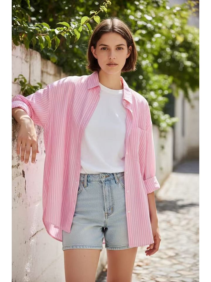 Košeľa William de Faye Rosa/ Weiß 629542 Hemd in Rosa/ Weiß - 2