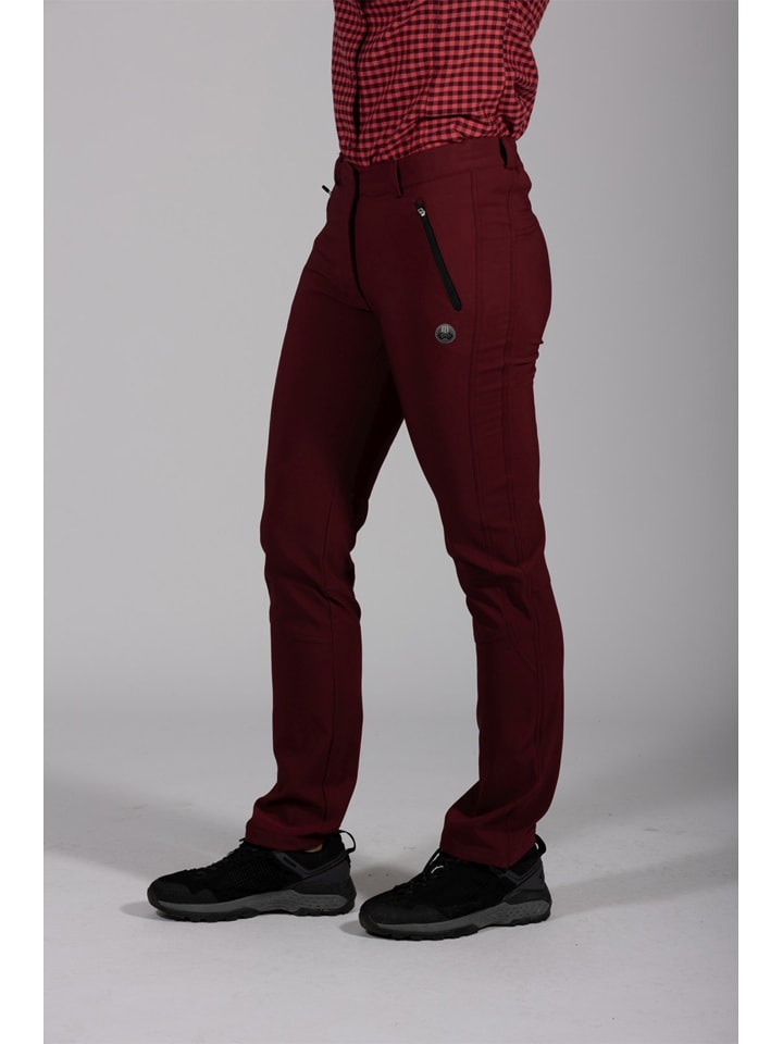 Nohavice Maul Sport Braunrot 2099307 Softshellhose "Klosters II" in Braunrot - 4