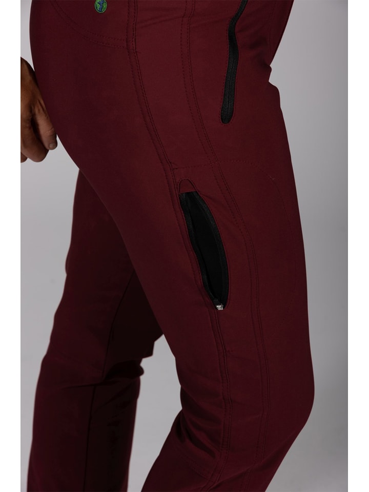 Nohavice Maul Sport Braunrot 2099307 Softshellhose "Klosters II" in Braunrot - 5