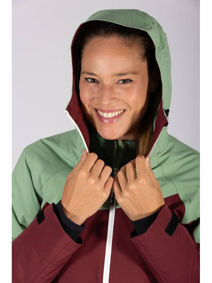 Dámska bunda Maul Sport Bordeaux/ Grün 7048977 Ski-/ Snowboardjacke "Schneeberg" in Bordeaux/ Grün - 4