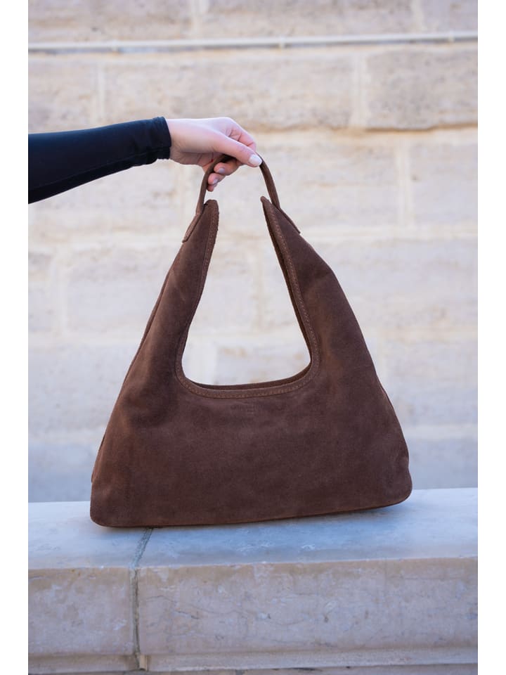 Kabelka maison héritage PARIS Braun - (B)36 x (H)16 x (T)11 cm 659688 Leder-Schultertasche "Isar" in Braun - (B)36 x (H)16 x (T)11 cm - 2