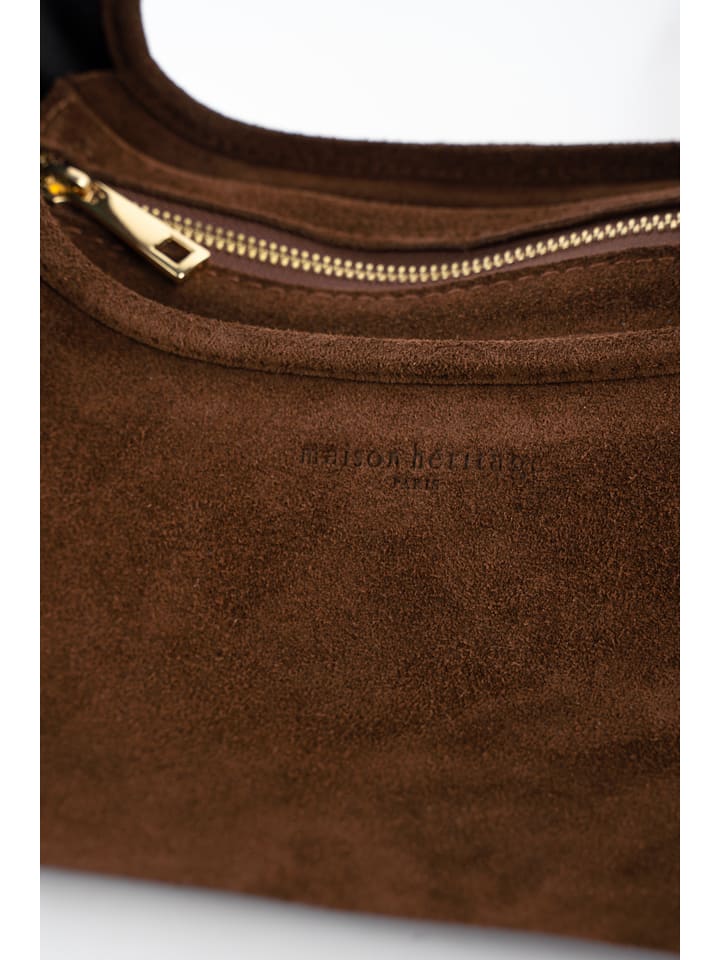 Kabelka maison héritage PARIS Braun - (B)36 x (H)16 x (T)11 cm 659688 Leder-Schultertasche "Isar" in Braun - (B)36 x (H)16 x (T)11 cm - 6