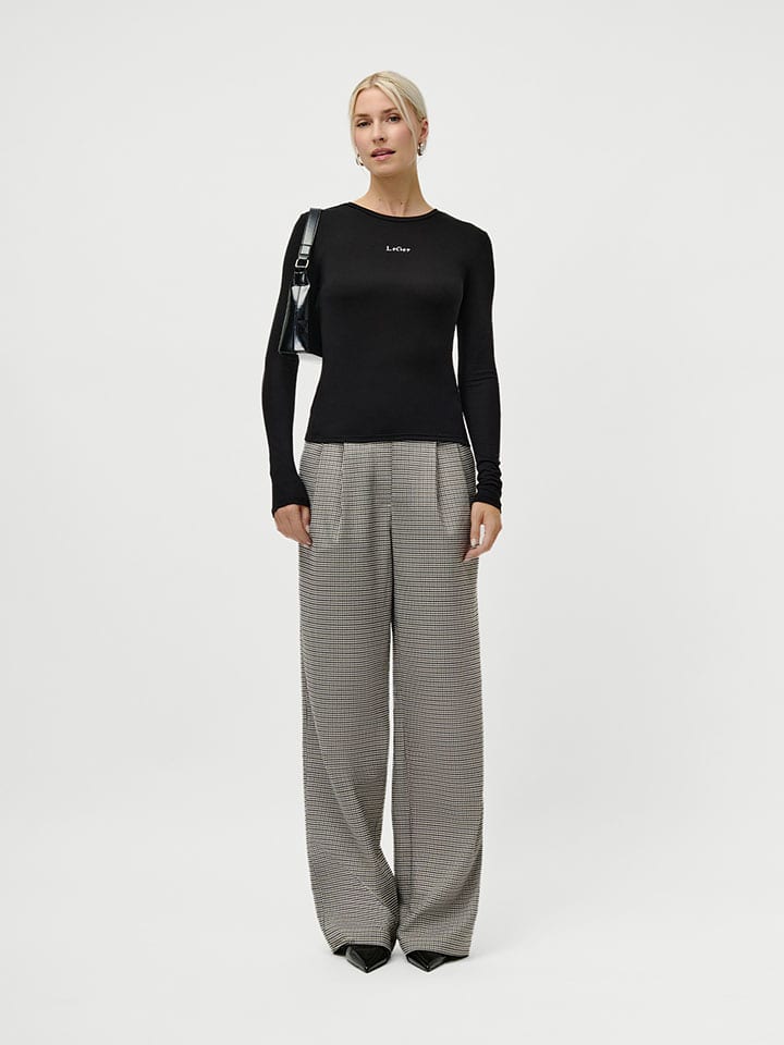 Nohavice LeGer Schwarz/ Weiß 1276145 Marlenehose "Shayenne" in Schwarz/ Weiß - 3