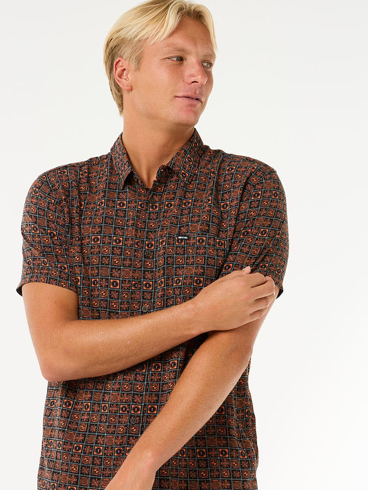 Košeľa Rip Curl Hellbraun 6476792 Hemd "Fun Times" - Regular fit - in Hellbraun - 3