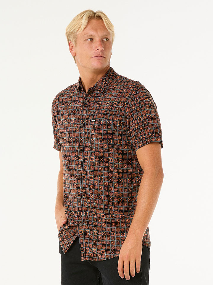 Košeľa Rip Curl Hellbraun 6476792 Hemd "Fun Times" - Regular fit - in Hellbraun - 4