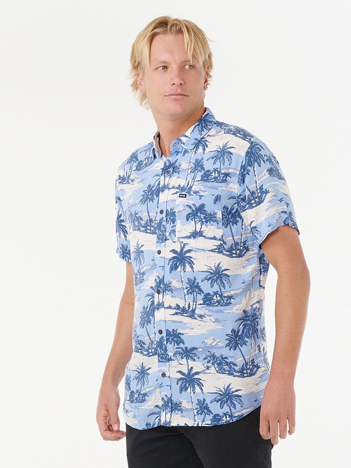 Košeľa Rip Curl Blau 3799655 Hemd "Dreamer Barrel Killa" - Regular fit - in Blau - 3
