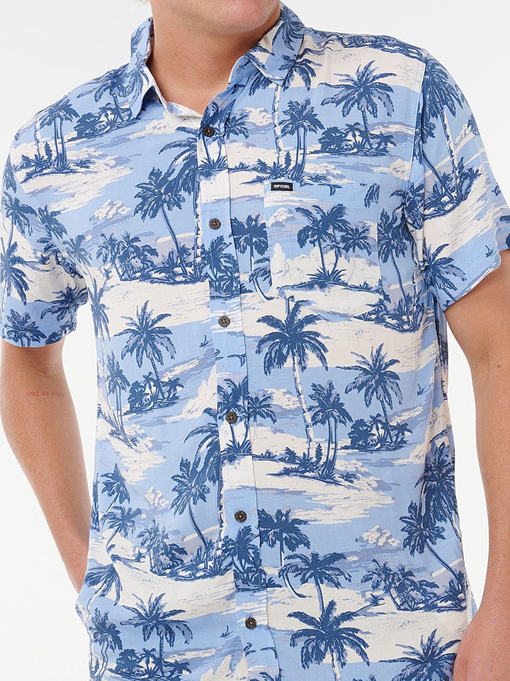 Košeľa Rip Curl Blau 3799655 Hemd "Dreamer Barrel Killa" - Regular fit - in Blau - 5