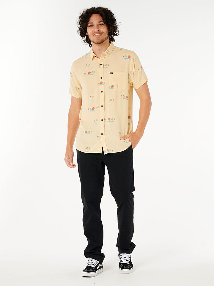 Košeľa Rip Curl Beige 5057565 Hemd "Aots Cody Welsh" - Regular fit - in Beige - 1