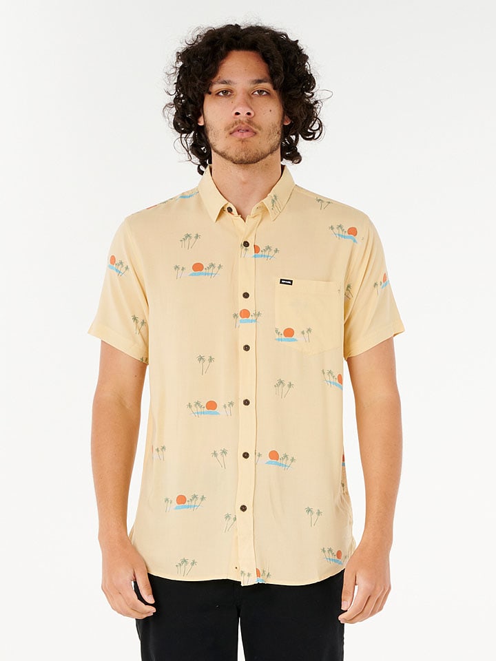 Košeľa Rip Curl Beige 5057565 Hemd "Aots Cody Welsh" - Regular fit - in Beige - 2
