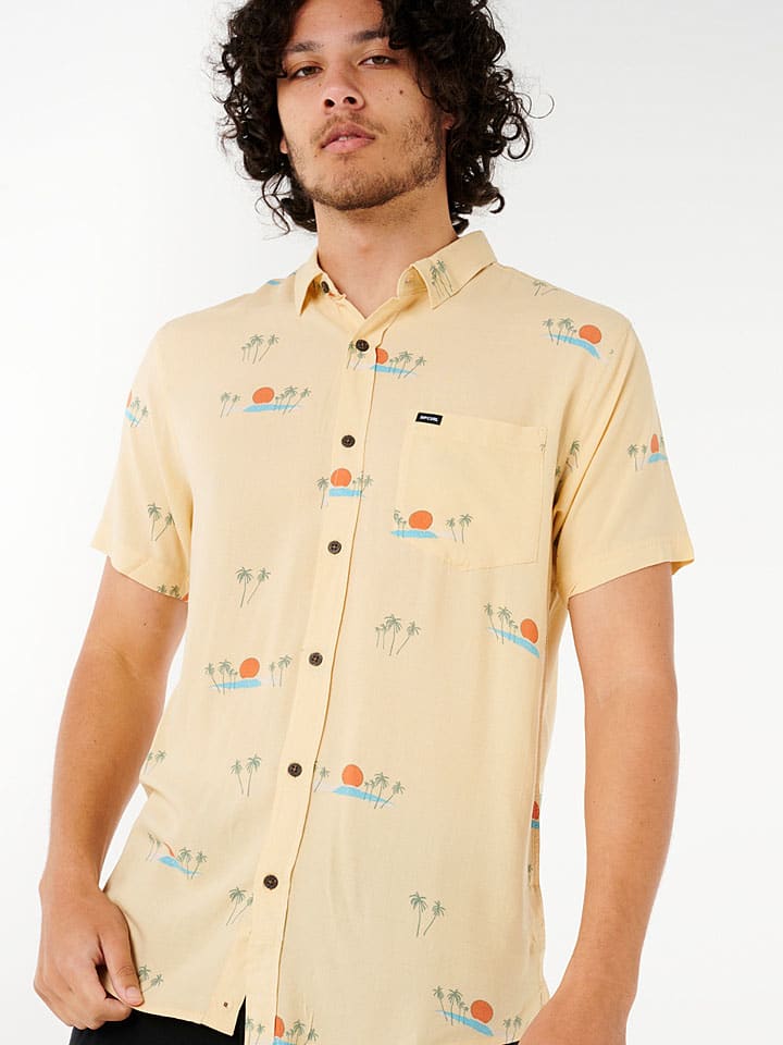 Košeľa Rip Curl Beige 5057565 Hemd "Aots Cody Welsh" - Regular fit - in Beige - 4