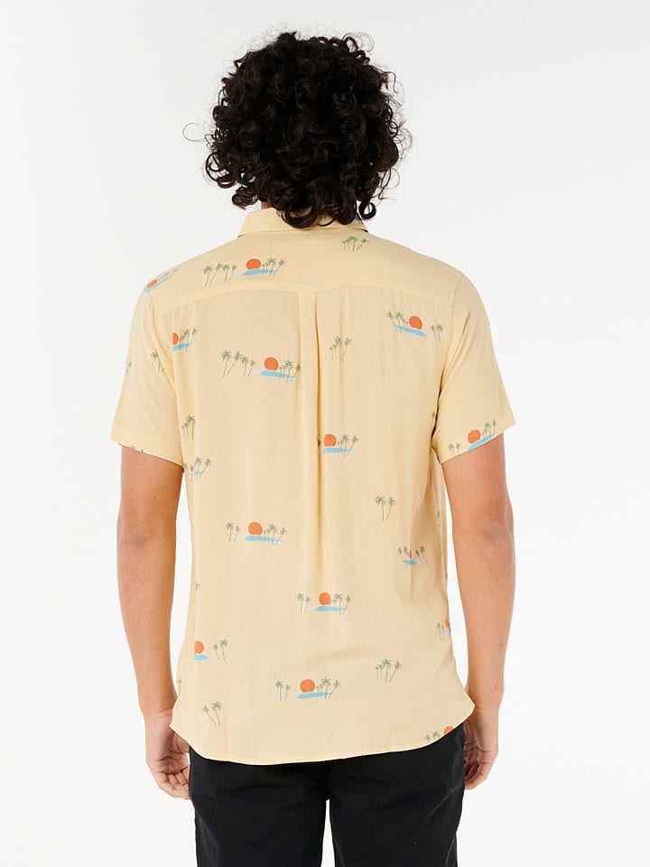Košeľa Rip Curl Beige 5057565 Hemd "Aots Cody Welsh" - Regular fit - in Beige - 5