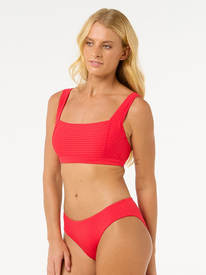 Plavky vrchný diel Rip Curl Rot 913293 Bikini-Oberteil "Premium Surf" in Rot - 4