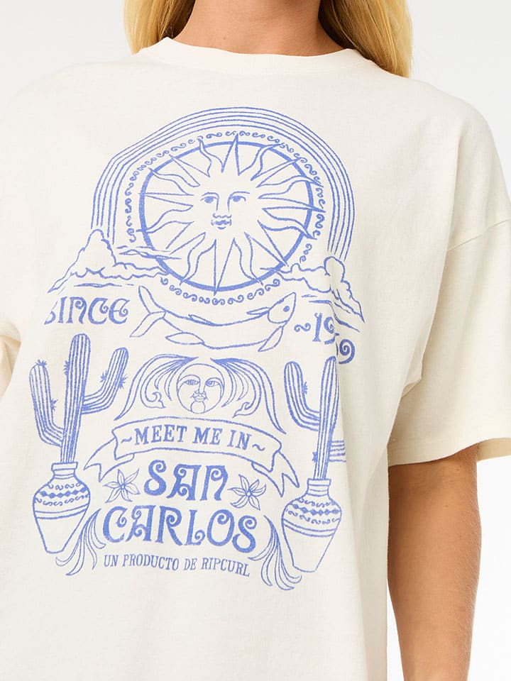 Tričko Rip Curl Beige 317571 Shirt "San Carlos Heritage" in Beige - 6