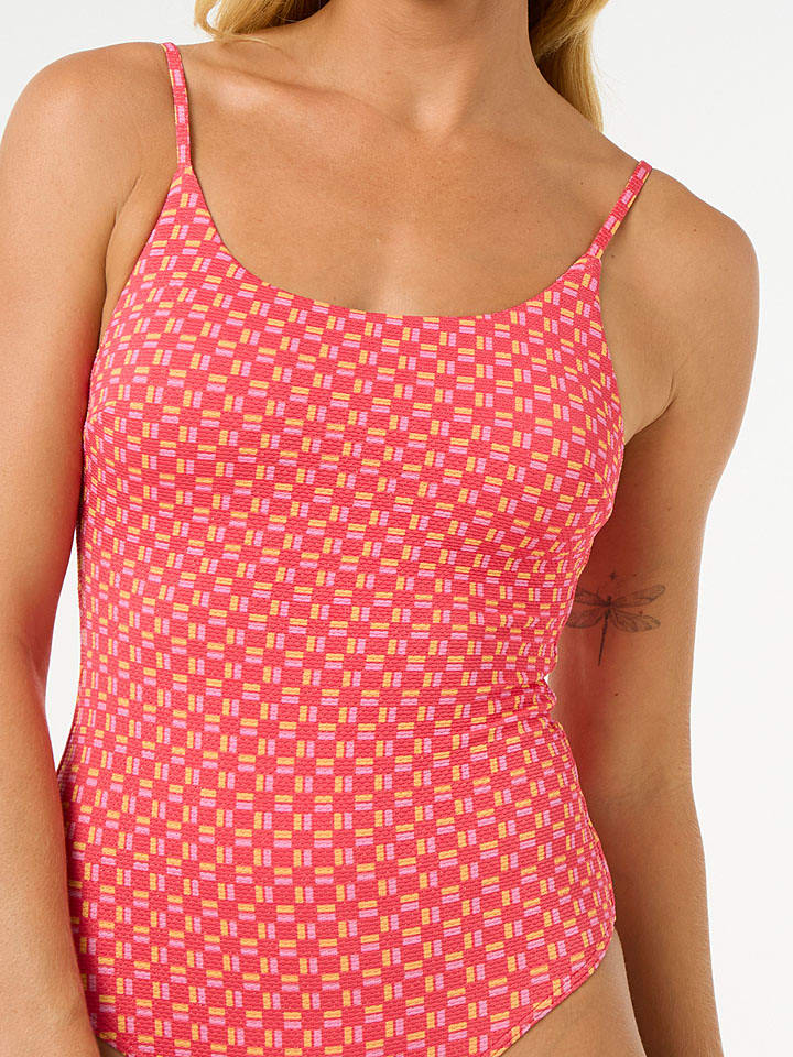 Plavky Rip Curl Rot/ Bunt 867299 Badeanzug "Shell Cove" in Rot/ Bunt - 6