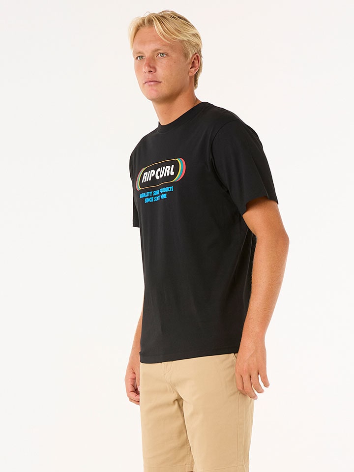 Tričko Rip Curl Schwarz 9527338 Shirt "Surf Revival Yo Mumma" in Schwarz - 4