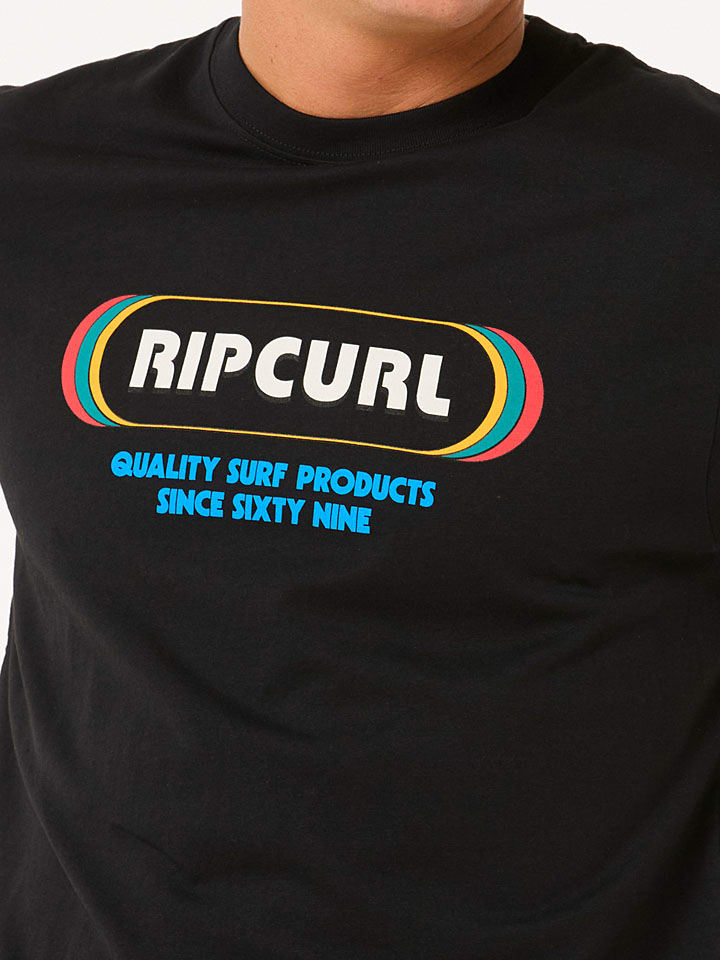 Tričko Rip Curl Schwarz 9527338 Shirt "Surf Revival Yo Mumma" in Schwarz - 6