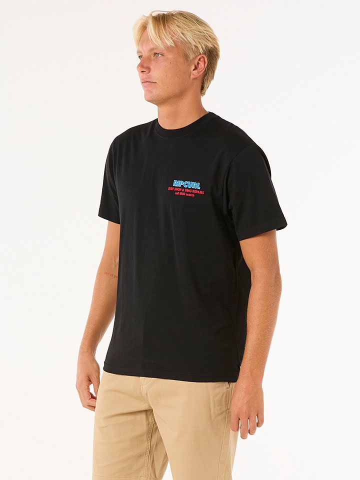 Tričko Rip Curl Schwarz 8177167 Shirt "Surf Revival Ding Repair" in Schwarz - 4