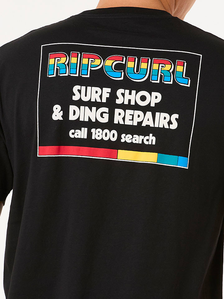 Tričko Rip Curl Schwarz 8177167 Shirt "Surf Revival Ding Repair" in Schwarz - 6