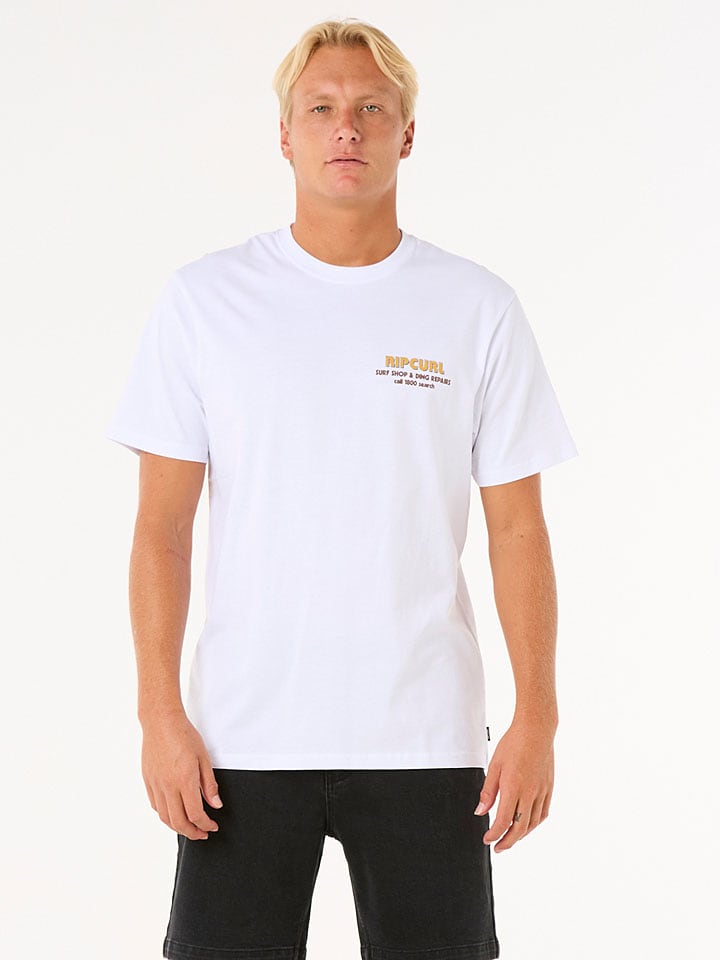 Tričko Rip Curl Weiß 4090158 Shirt "Surf Revival Ding Repair" in Weiß - 2