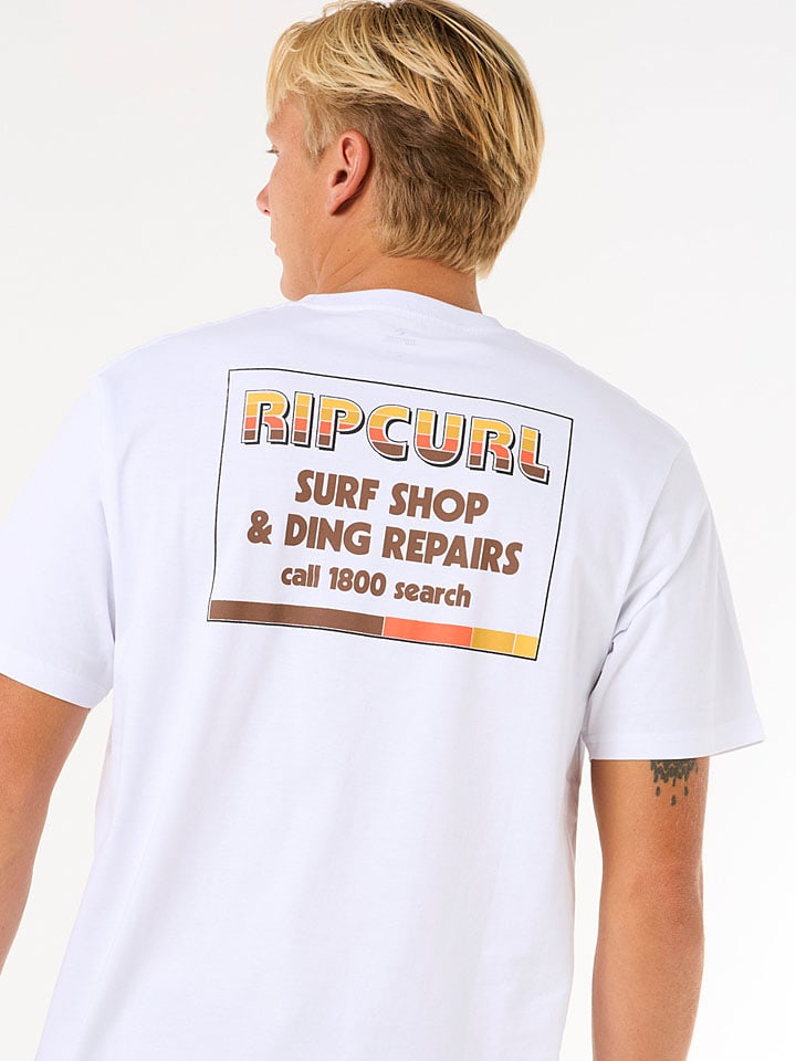 Tričko Rip Curl Weiß 4090158 Shirt "Surf Revival Ding Repair" in Weiß - 6