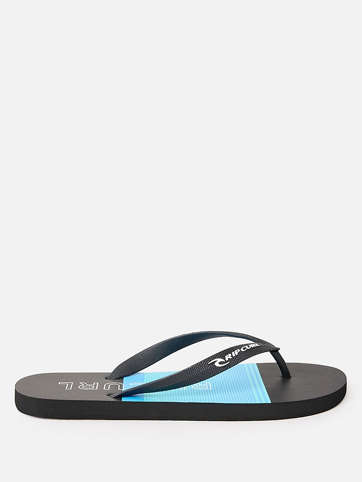 Rip Curl Schwarz/ Hellblau 8906570 Zehentrenner "Breakers Bloom" in Schwarz/ Hellblau - 1