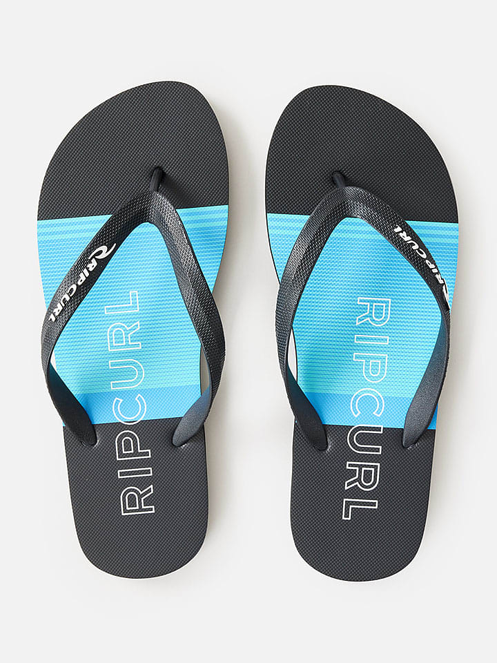 Rip Curl Schwarz/ Hellblau 8906570 Zehentrenner "Breakers Bloom" in Schwarz/ Hellblau - 4