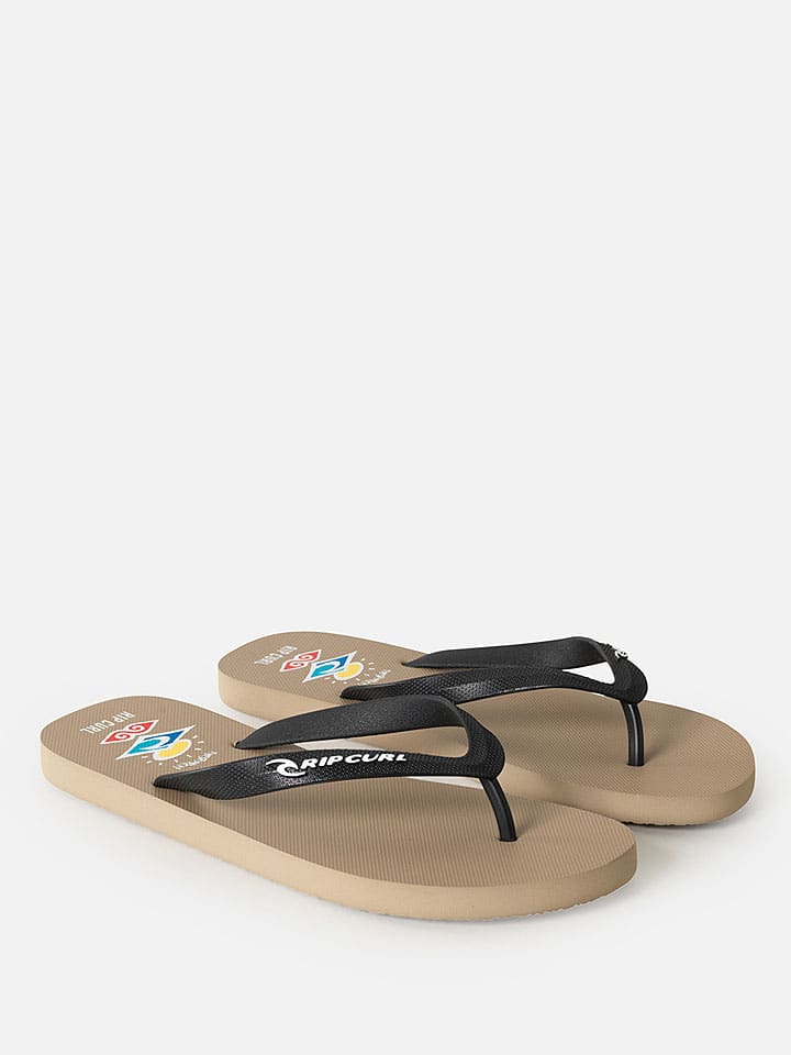 Rip Curl Schwarz/ Beige 8536126 Zehentrenner "Icons of Surf Bloom" in Schwarz/ Beige - 2