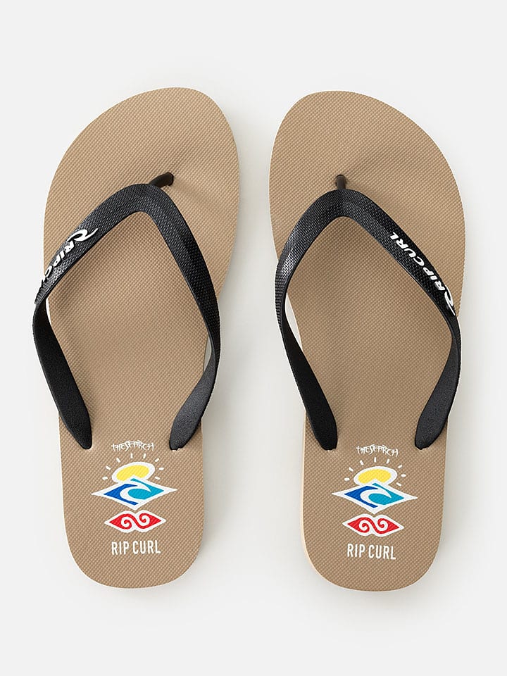 Rip Curl Schwarz/ Beige 8536126 Zehentrenner "Icons of Surf Bloom" in Schwarz/ Beige - 4