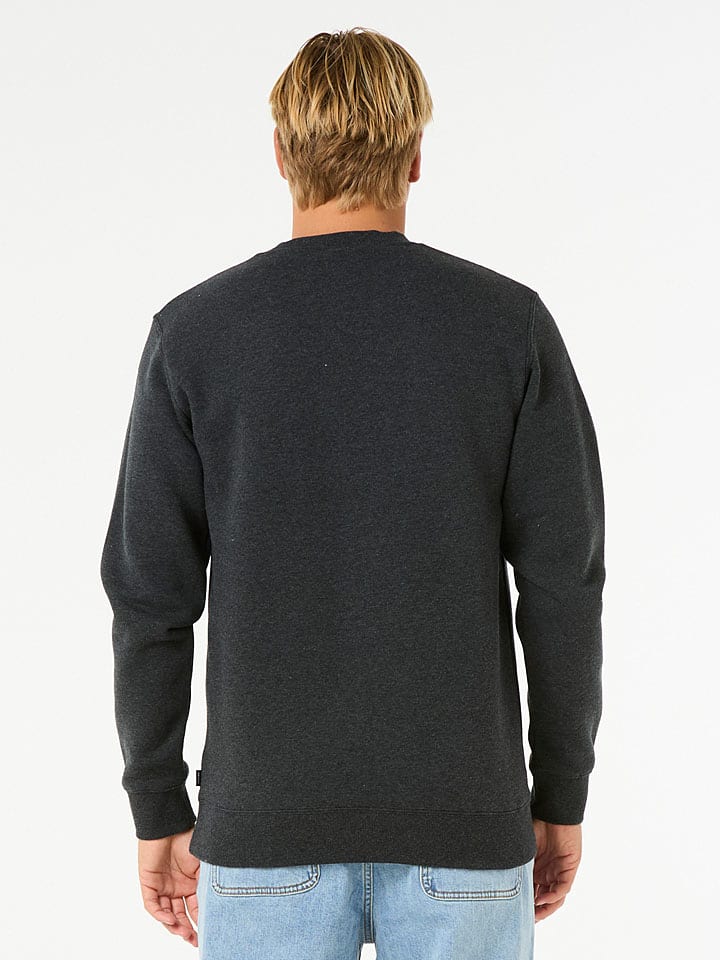Mikina Rip Curl Anthrazit 8215088 Sweatshirt "Wetsuit Icon Crew" in Anthrazit - 5