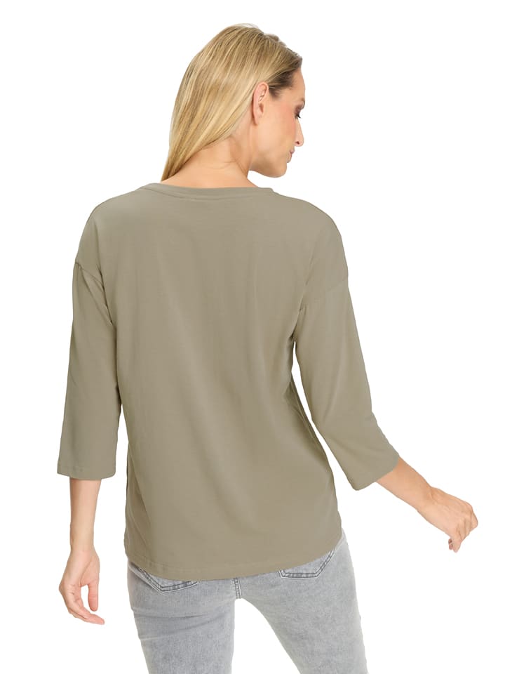 Tričko Heine Khaki 6832250 Shirt in Khaki - 2