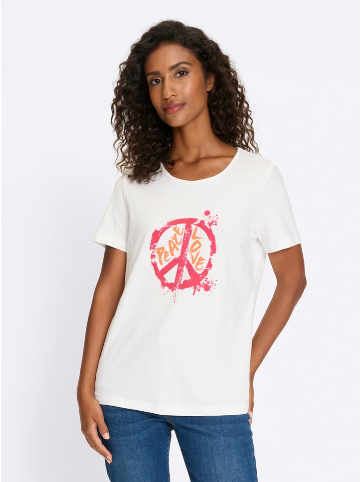 Tričko Heine Weiß 6082681 Shirt in Weiß - 3