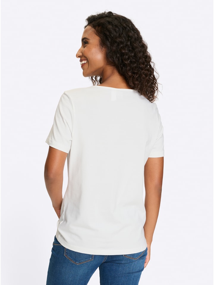 Tričko Heine Weiß 6082681 Shirt in Weiß - 4
