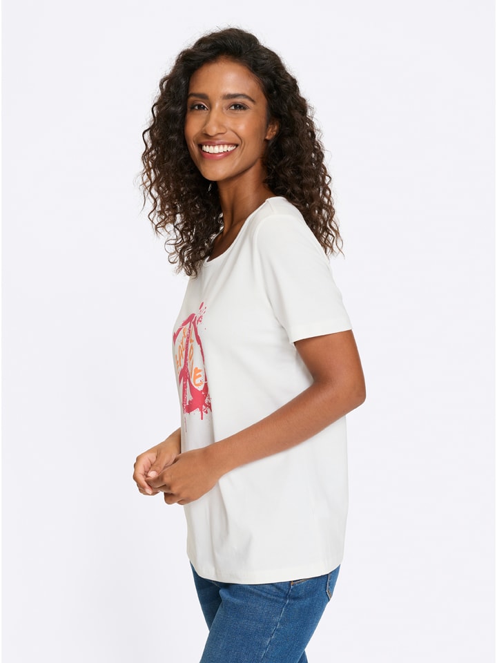 Tričko Heine Weiß 6082681 Shirt in Weiß - 5