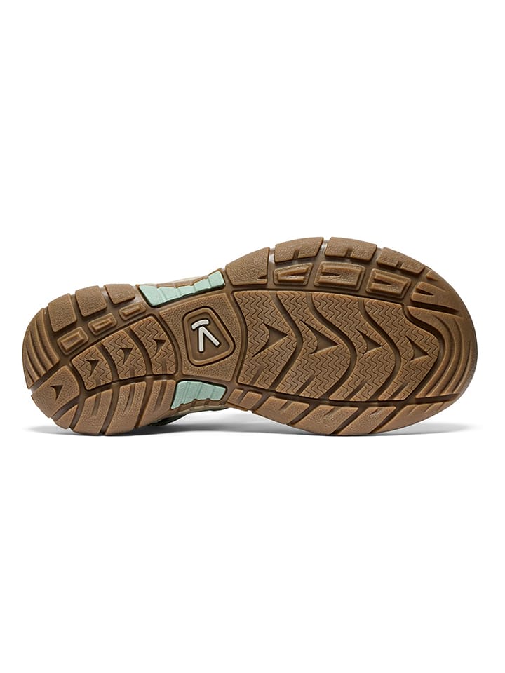 Sandále Keen Grün/ Beige 637693 Halbsandalen "Ravine H2" in Grün/ Beige - 4