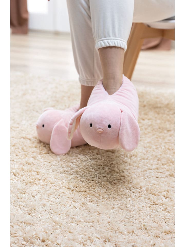 Tenisky NICI Rosa 290403 Hausschuhe "Mymochi Hase Pibu" in Rosa - 10