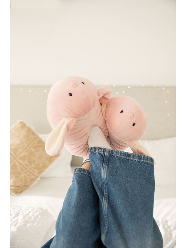 Tenisky NICI Rosa 290403 Hausschuhe "Mymochi Hase Pibu" in Rosa - 7
