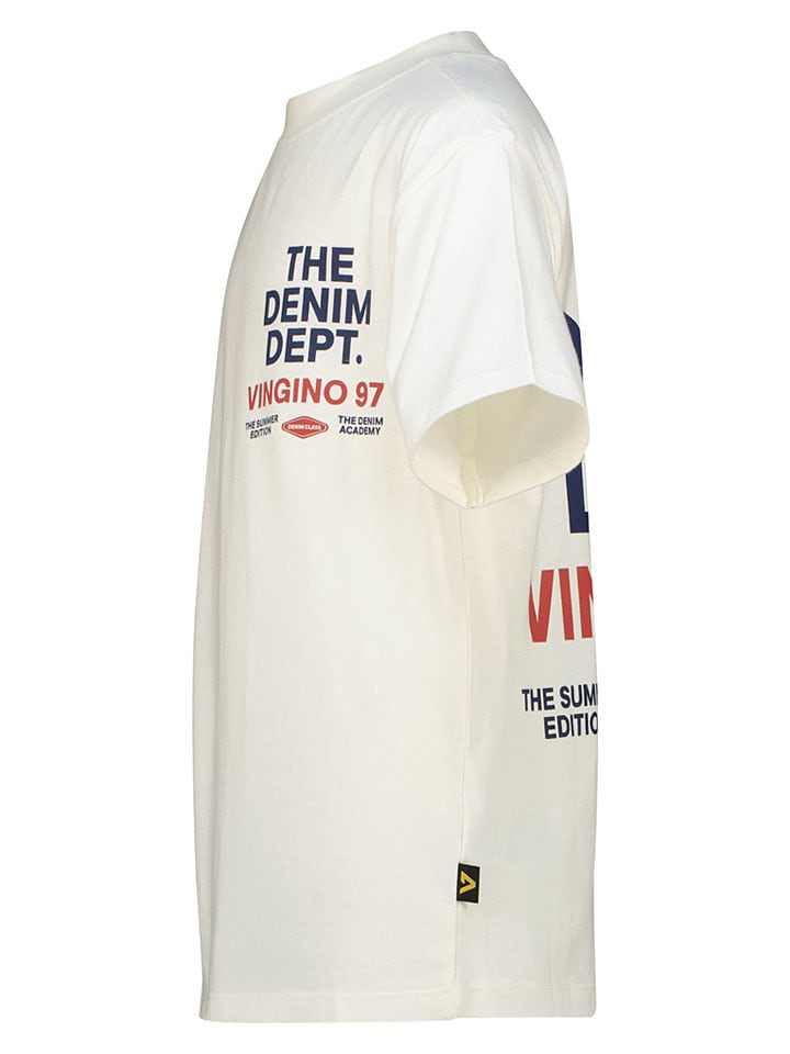 Tričko Vingino Creme 880001 Shirt "Hens" in Creme - 3